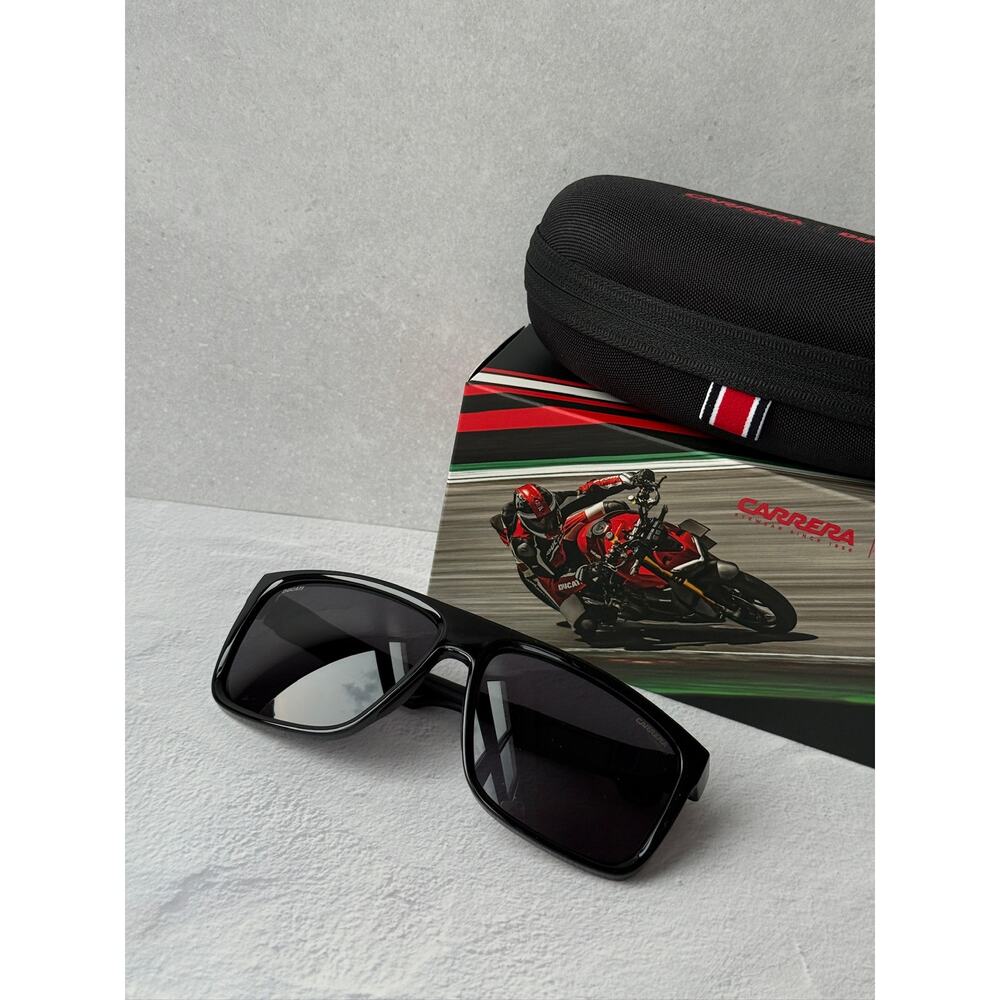 NEW Carrera CARDUC 011/S Black Unisex Sunglasses - Picture 8 of 8